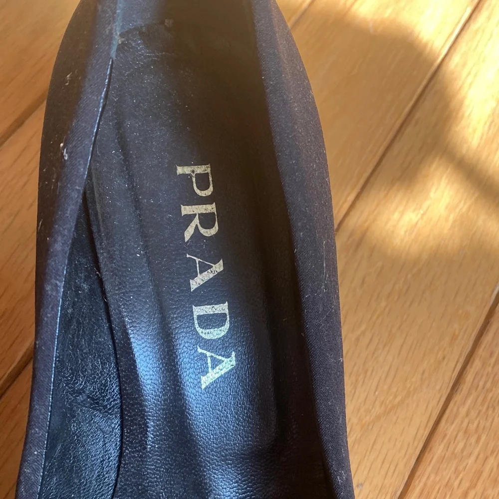 Prada vintage Women's Black Square Toe heels - Picture 2 of 6